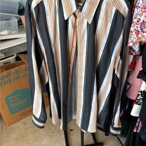 Robert Graham Multicolor Striped Button Down Shirt